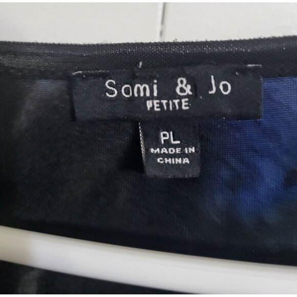 Fairy Grunge Velvet Burnout Top Whimsigoth Womens Petite LG Sami & Jo Vtg y2k - Picture 4 of 10